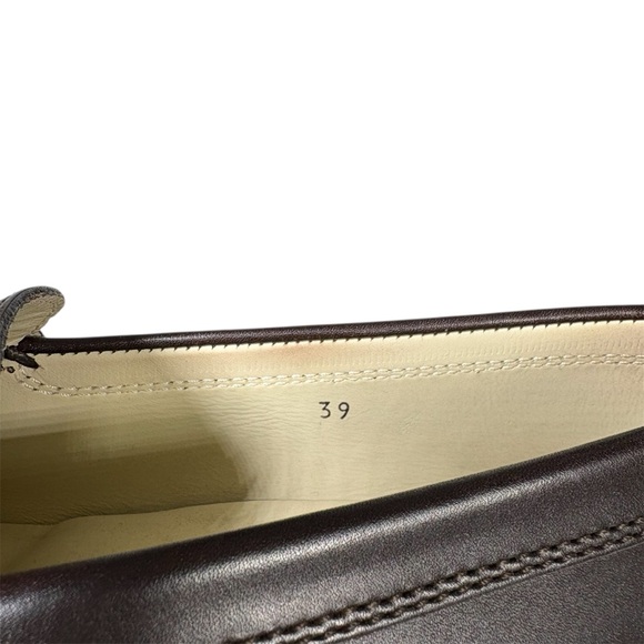 Tod’s Brown Leather Driving Loafers Gommino Women’s EU 39 US 9 - Picture 15 of 16